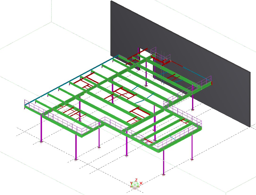 DGAKS steel connection detailing model