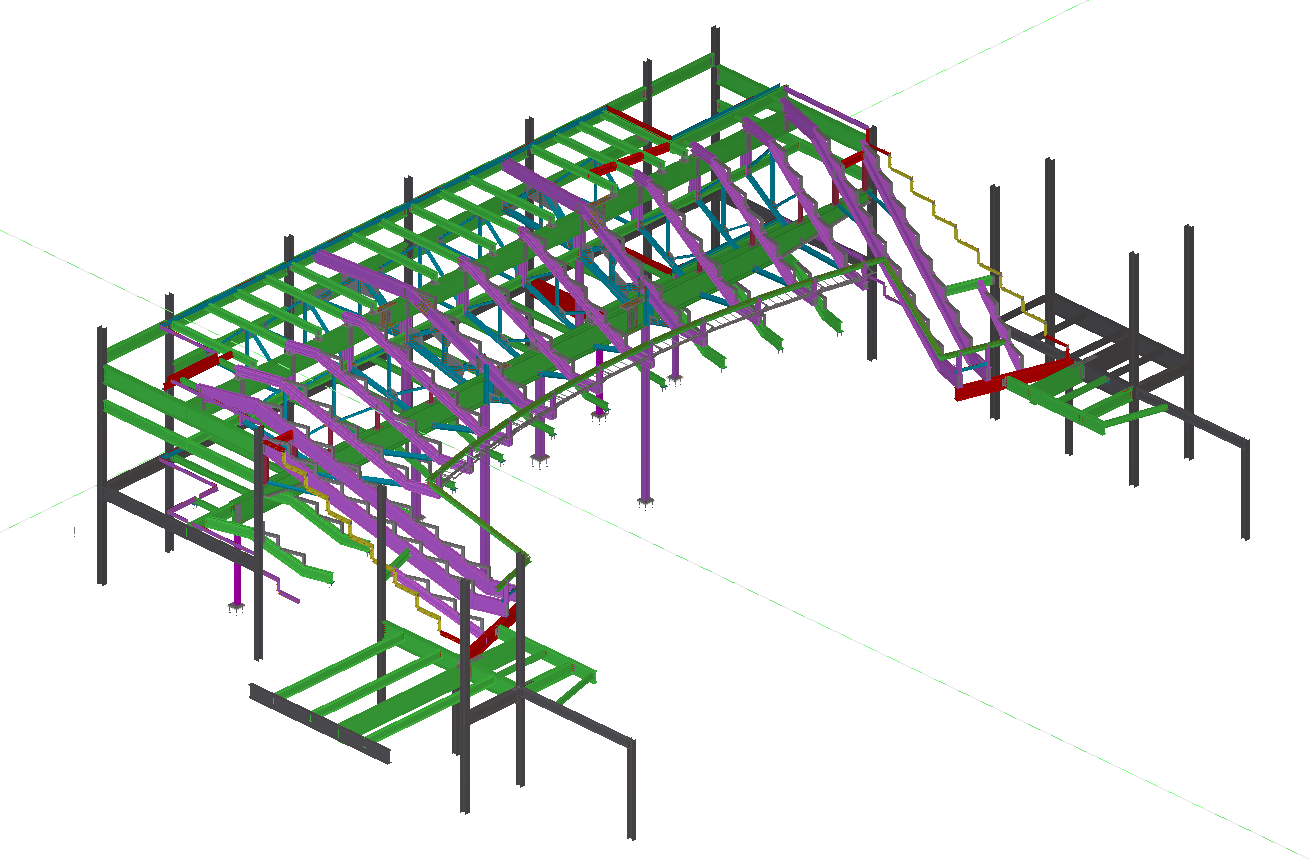 Davison HS PAC steel detailing model